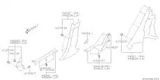 COVER CATCHER 94053FJ000 SUBARU