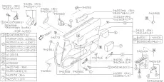 SCREW GROMMET(DR) 94079AA000 SUBARU