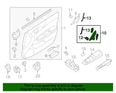  94251SC130 PLUG, PLASTIC SUBARU