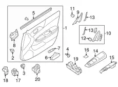 94251SC130 PLUG, PLASTIC SUBARU