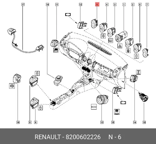 OBTURADOR 8200602226 RENAULT