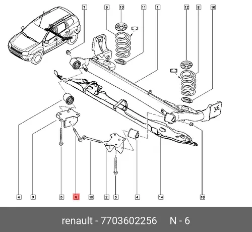 болт! М12\ Renault 7703602256