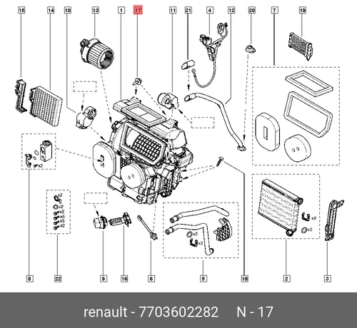 болт! М6-20 с шайбой\ Renault 7703602282