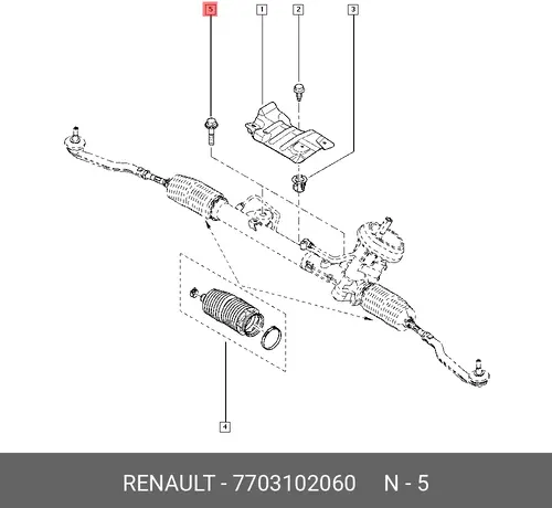 7703102060 7703102060 Болт М14 xRENAULT