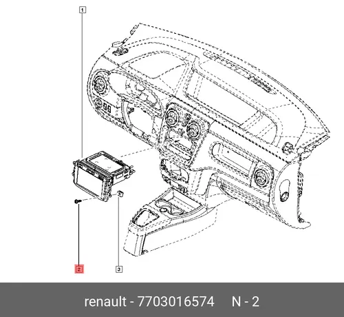  САМОРЕЗ 7703016574 RENAULT