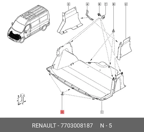 7703008187 БОЛТ RENAULT