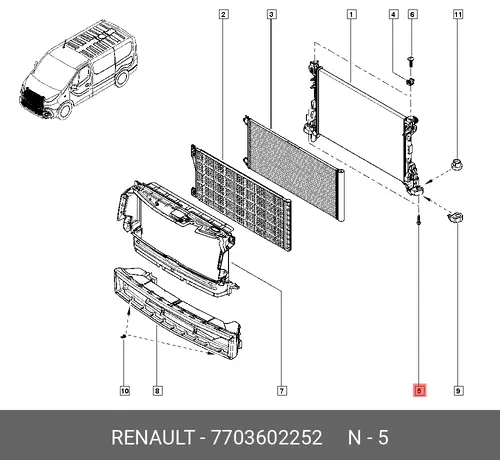 БОЛТ М8 7703602252 RENAULT