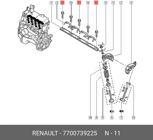 болт! М8\ Renault 7700739225