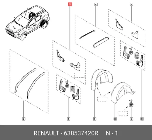 638537420R RENAULT