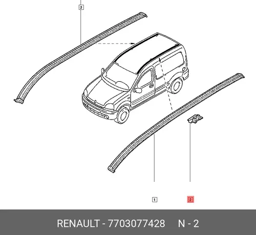RENAULT, ПИСТОН (ПЛАС) 7703077428