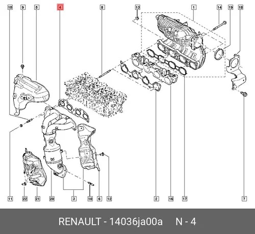 RENAULT 14036JA00A