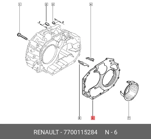 Фильтр АКПП RENAULT 7700115284