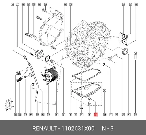 шайба! (м)\ Renault 1102631X00