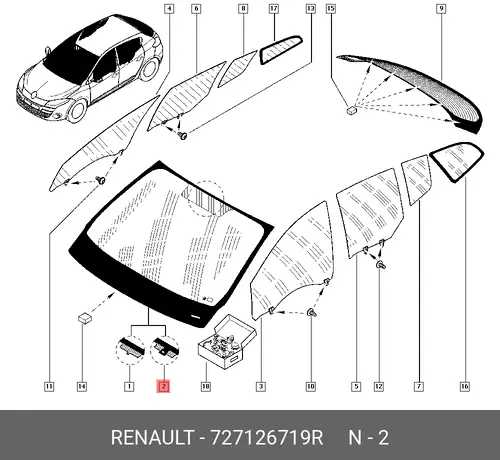 Деталь 727126719R RENAULT