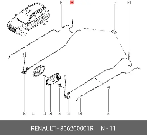 806200001R FAST RENAULT