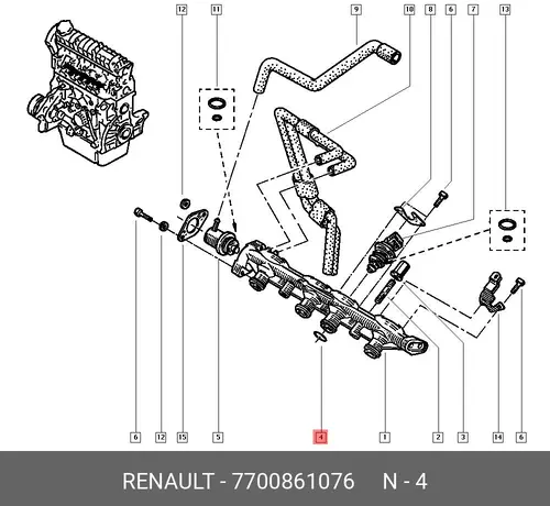  ШАЙБА 7700861076 RENAULT
