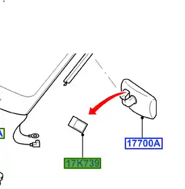  Материал для приклеевания, MOQ25 1568648 FORD