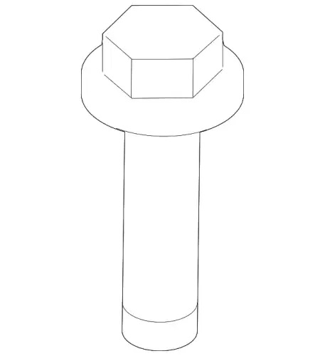Болт M10 X 45MM W712711-S439 FORD