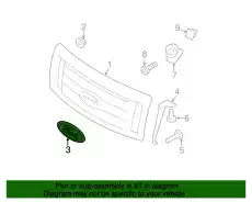 CL3Z8213A Эмблема 'FORD' (на решётку радиатора)