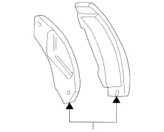 Тормозные колодки дисковые FORD 2U2Z-2V001-YA