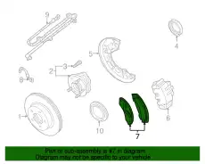 Тормозные колодки дисковые FORD 2U2Z-2V001-YA