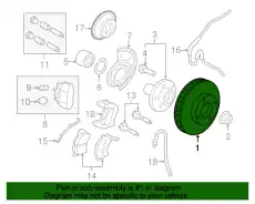 Тормозной диск FORD 5U2Z-1V125-N ,