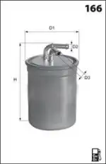 Топливный фильтр MECAFILTER ELG5420