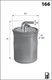 Топливный фильтр MECAFILTER ELG5420