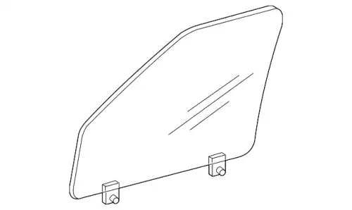 Стекло двери 8L2Z-7821411-A FORD