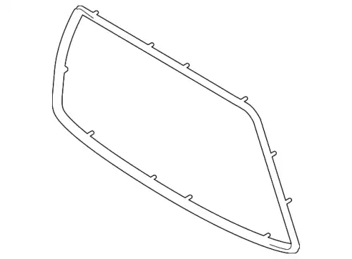 Молдинг бампера MITSUBISHI ASX 10- переднего 6402A275