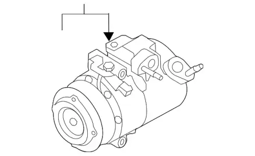 Компрессор системы кондиционирования EB5Z-19703-B FORD