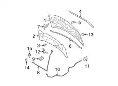 HOOD ASY 7T4Z-16612-A FORD