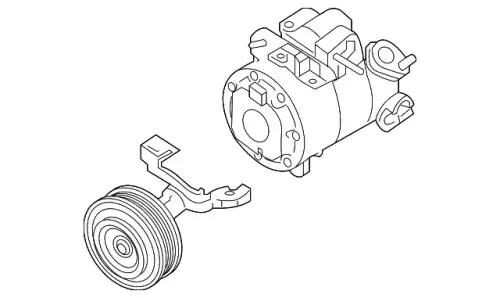 Компрессор кондиционера DA8Z-19703-A FORD