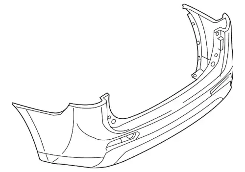 MITSUBISHI НАКЛАДКА БАМПЕРА ЗАД 6410C568