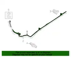  Ford USA,Трубка кондиционера Expl'13- DB5Z-19835-B