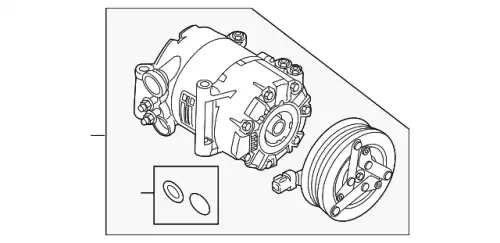 COMPRESSOR ASY CV6Z-19703-J FORD