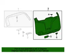 PANEL - TRIM BB5Z-7846404-AA FORD