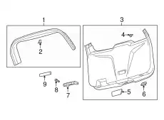 PANEL - TRIM BB5Z-7846404-AA FORD