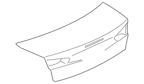 ПАНЕЛЬ КРЫШКИ БАГАЖНИКА 5920A061 MITSUBISHI