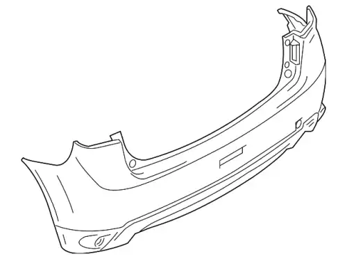 ЗАДНИЙ БАМПЕР 6410C587 MITSUBISHI