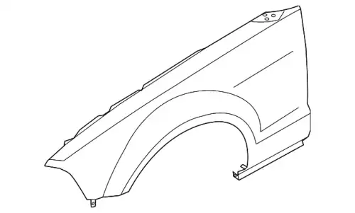  FENDER ASY - FRONT AR3Z-16005-A FORD