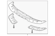 KIT - FRONT SPOILER CR3Z17626AC FORD
