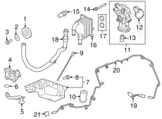 Поддон картера двигателя FORD DG1Z-6675-F