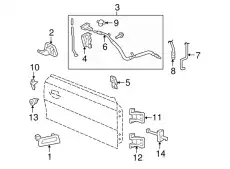 Ручка двери FORD AR3Z6322404AAPTM