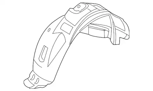 Подкрылок FORD 7T4Z-16102-B