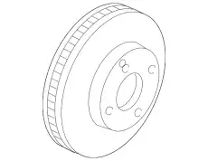 Тормозной диск FORD 2U2Z-1V125-GB ,
