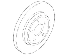 Тормозной диск FORD 5U2Z-1V125-Z ,