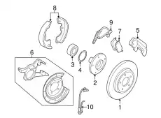 Тормозной диск FORD 5U2Z-1V125-Z ,