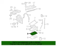 Прокладка масляного поддона FORD 4L2Z-6710-AA