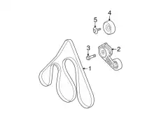 PULLEY ASY - IDLER YW7Z-8678-AA FORD
